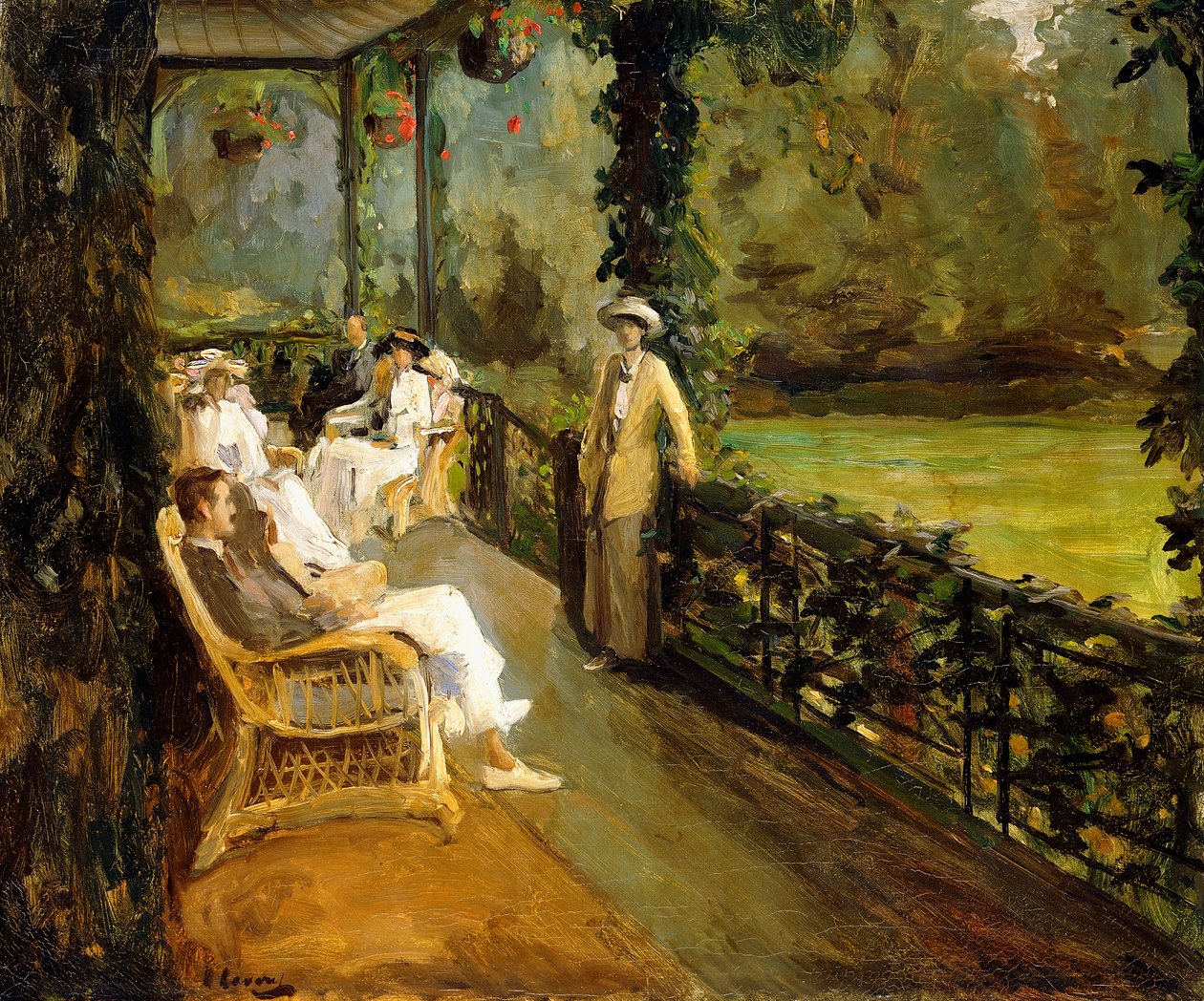 De Veranda door John Lavery
