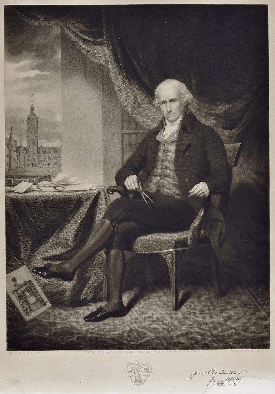 James Watt door John Le Conte
