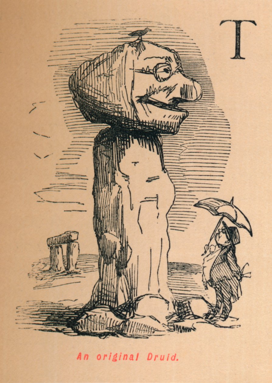 Een originele Druïde, c1860 door John Leech