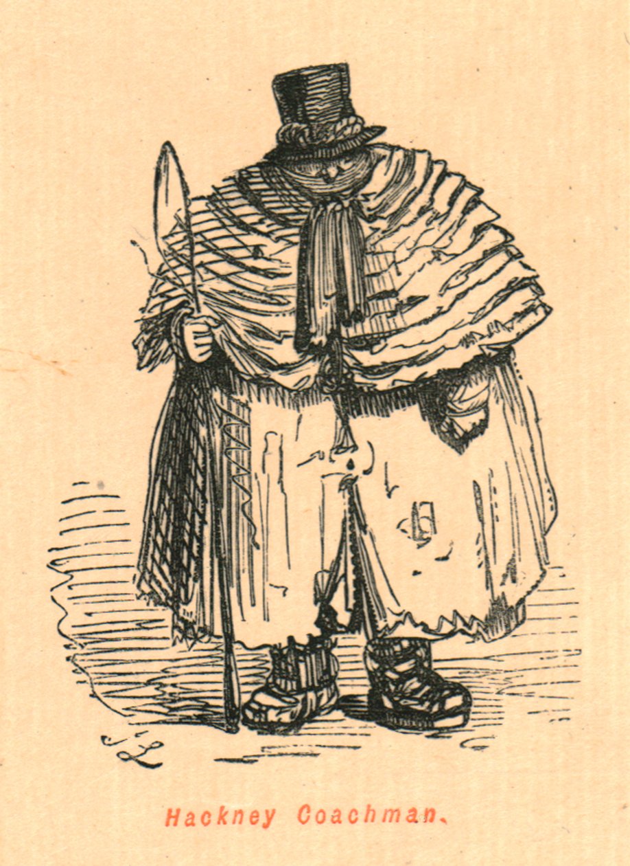 Koetsier van Hackney, 1897 door John Leech