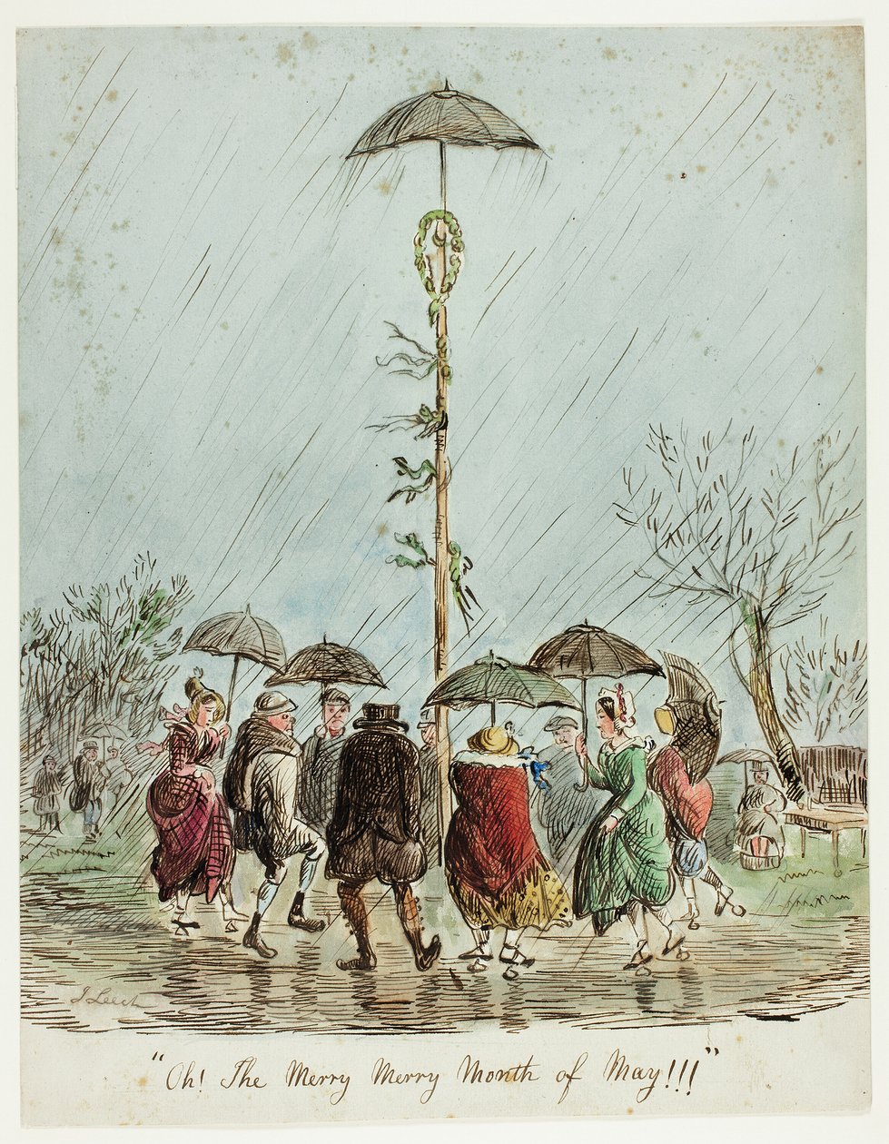 Oh! De Vrolijke, Vrolijke Maand Mei!!! door John Leech