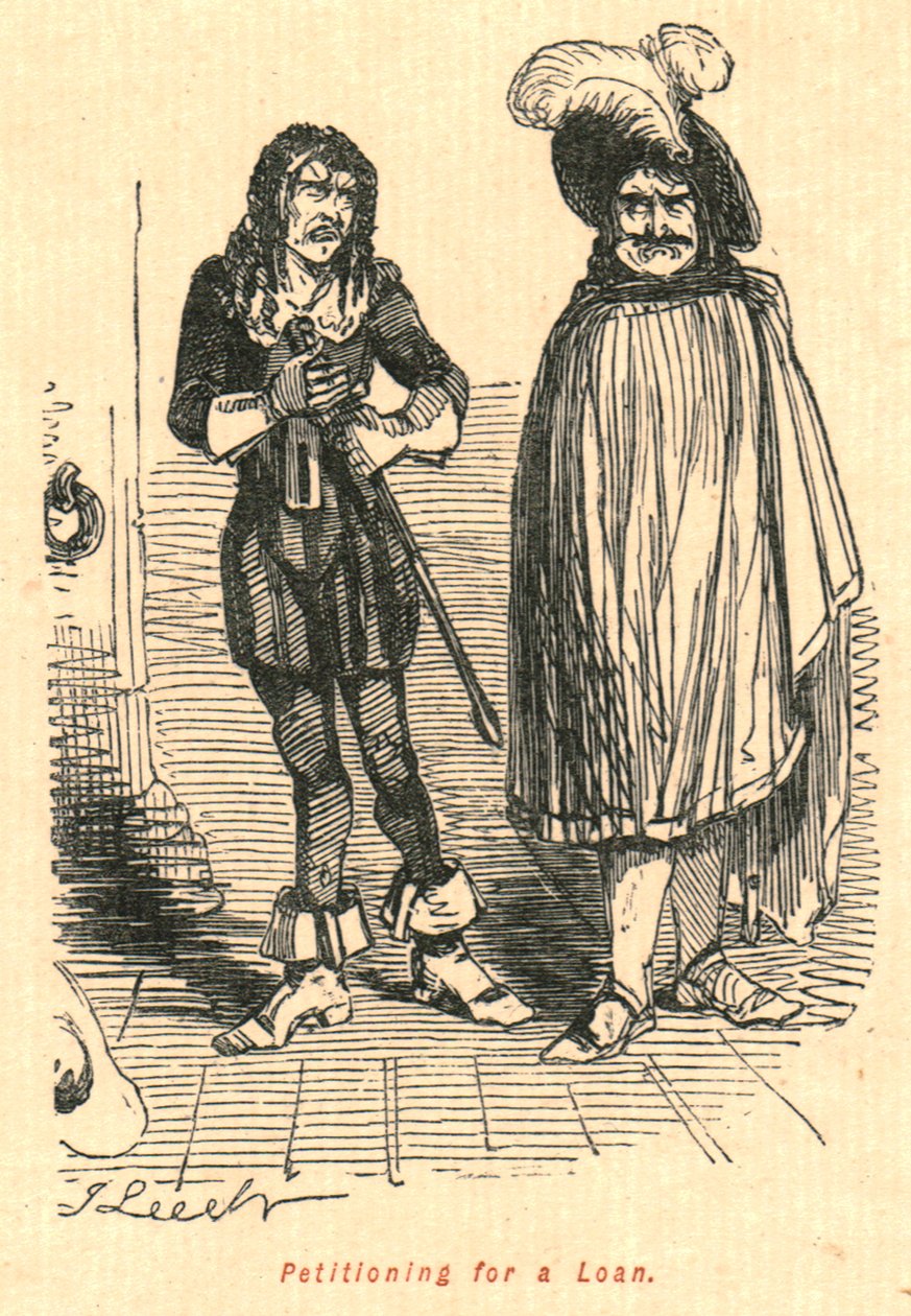 Verzoek om een lening, 1897 door John Leech