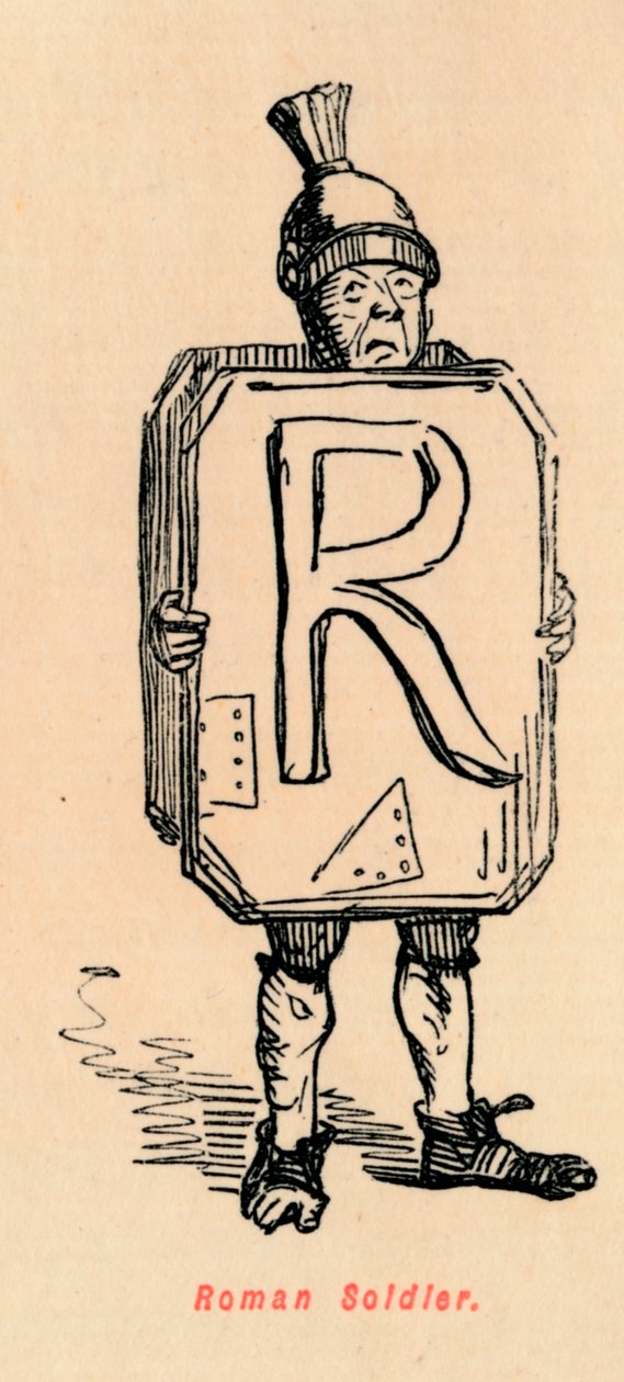 Romeinse soldaat, 1852 door John Leech