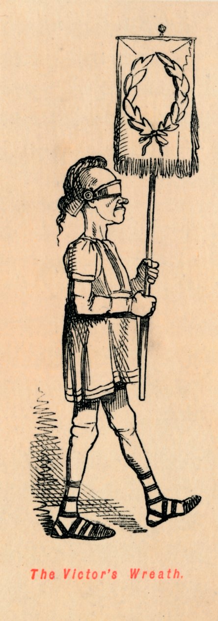 De Overwinningskrans, 1852 door John Leech