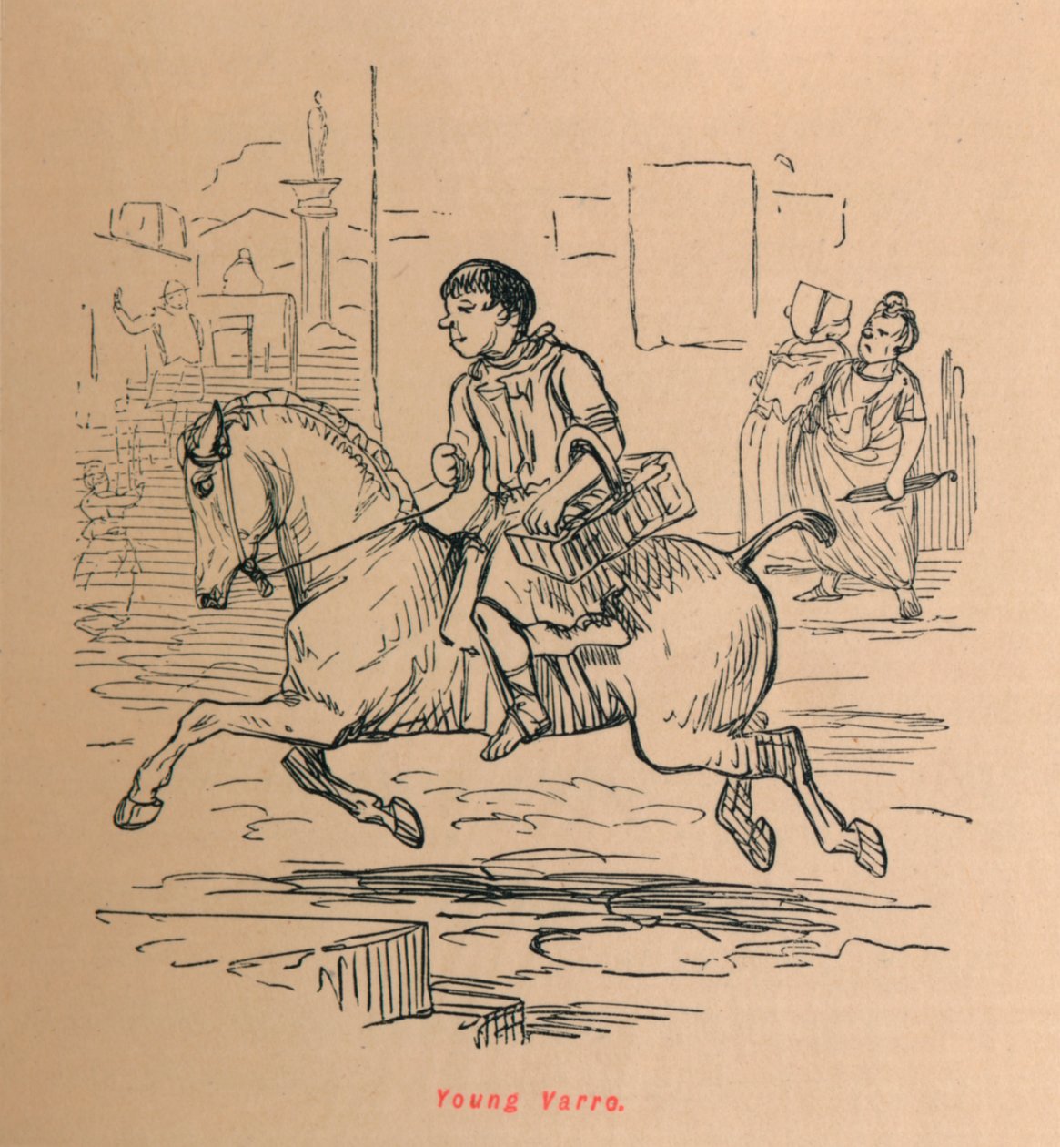Jonge Varro, 1852 door John Leech