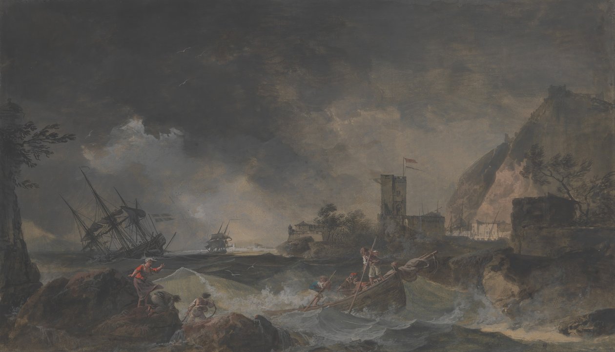 Storm, n.d. door John Lewis Krimmel