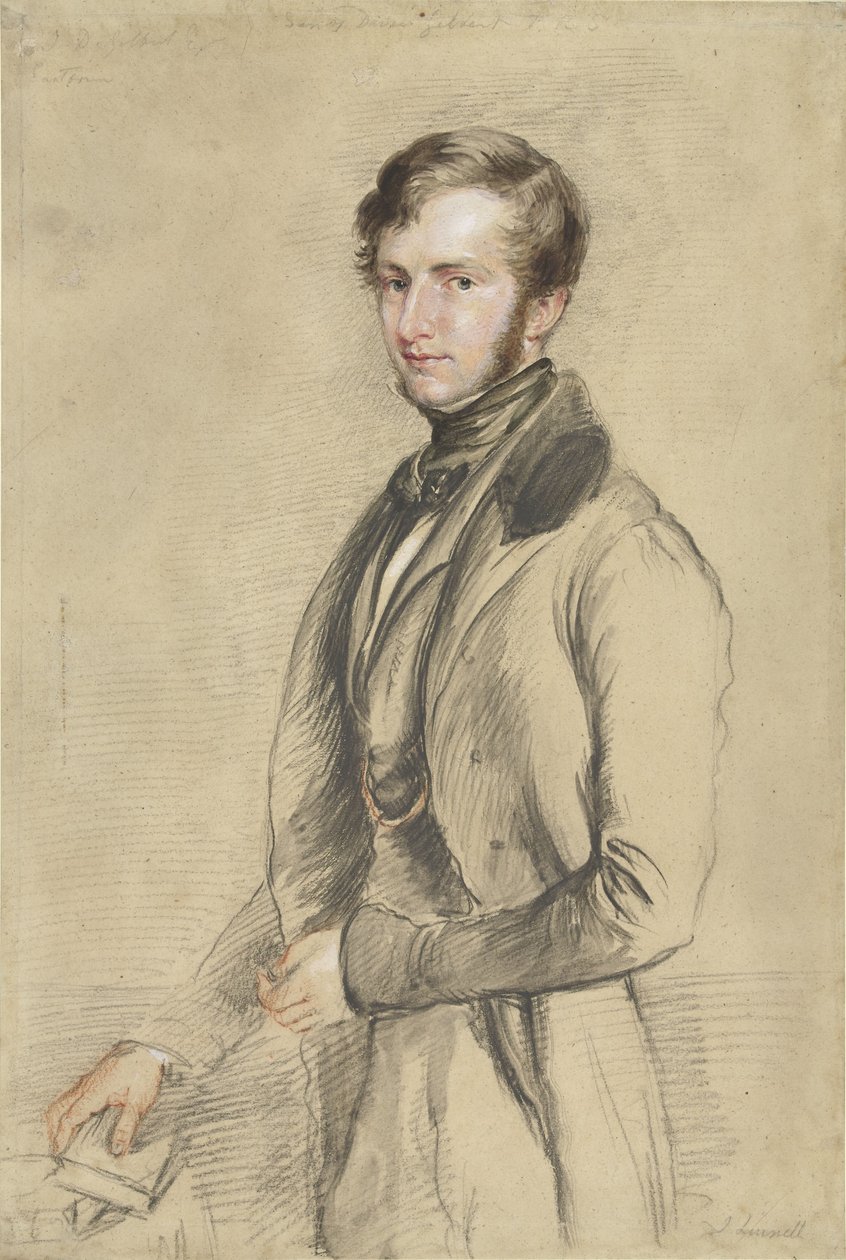 Portret van John Davies Gilbert door John Linnell (II)