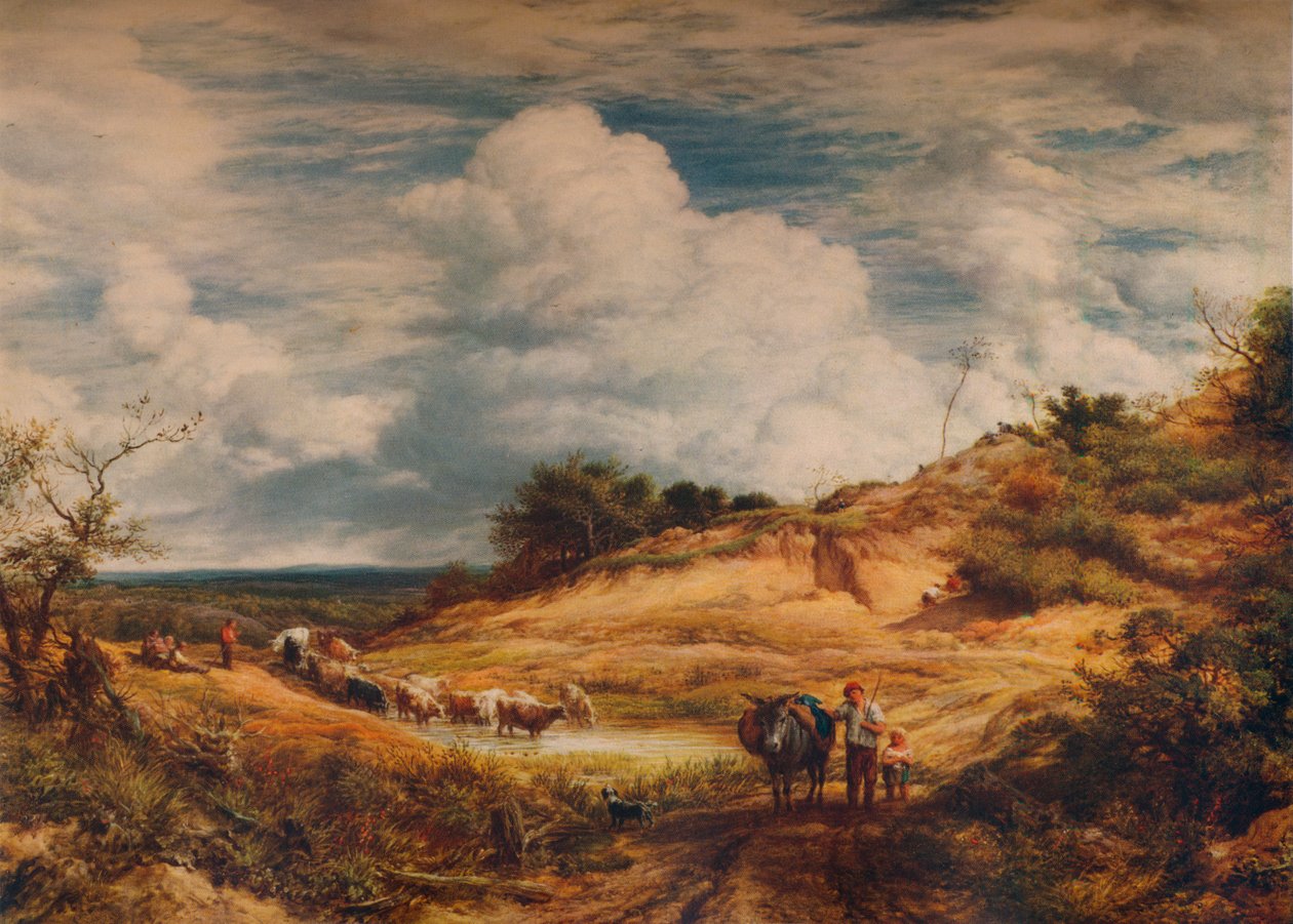 De Zandgroeven, 1856 door John Linnell