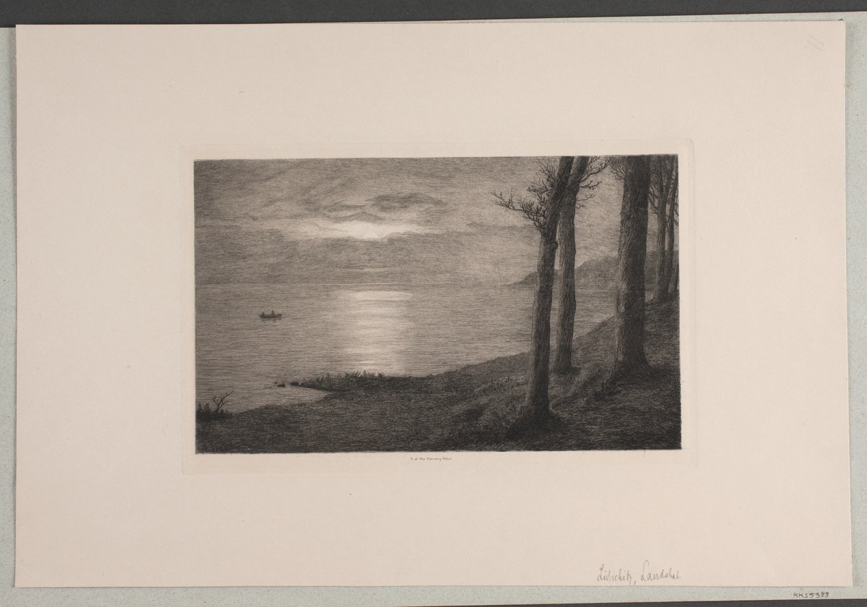 Deens: Landschap door John Lübschitz
