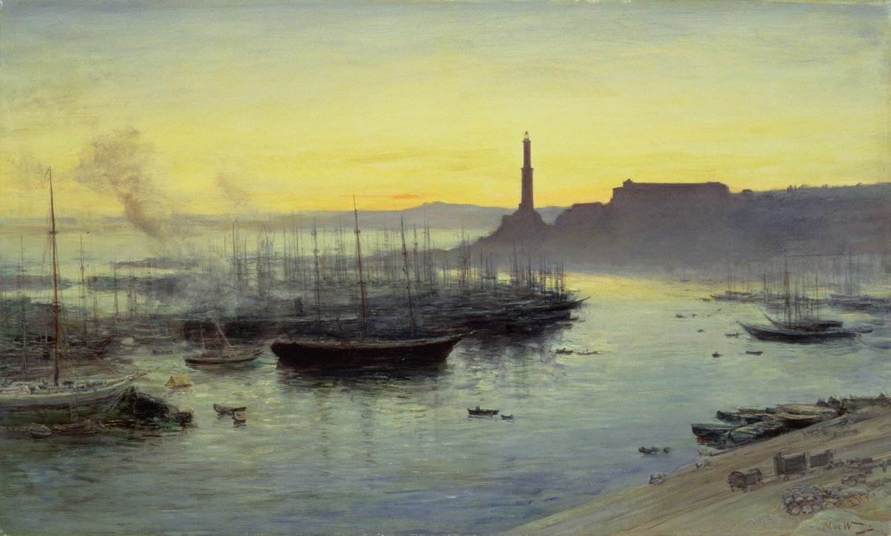 Genua, 1904 door John MacWhirter