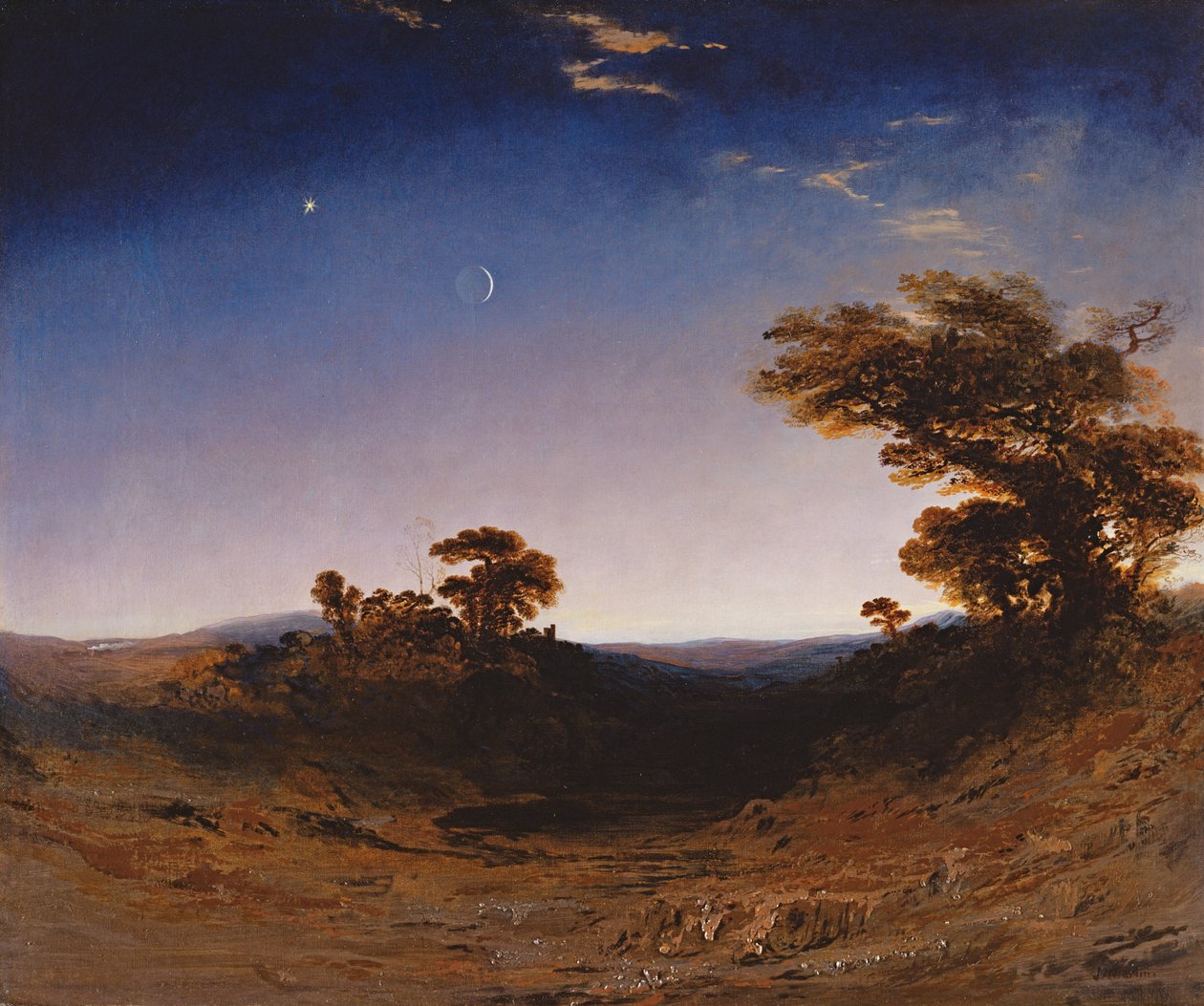 Maanlicht door John Martin
