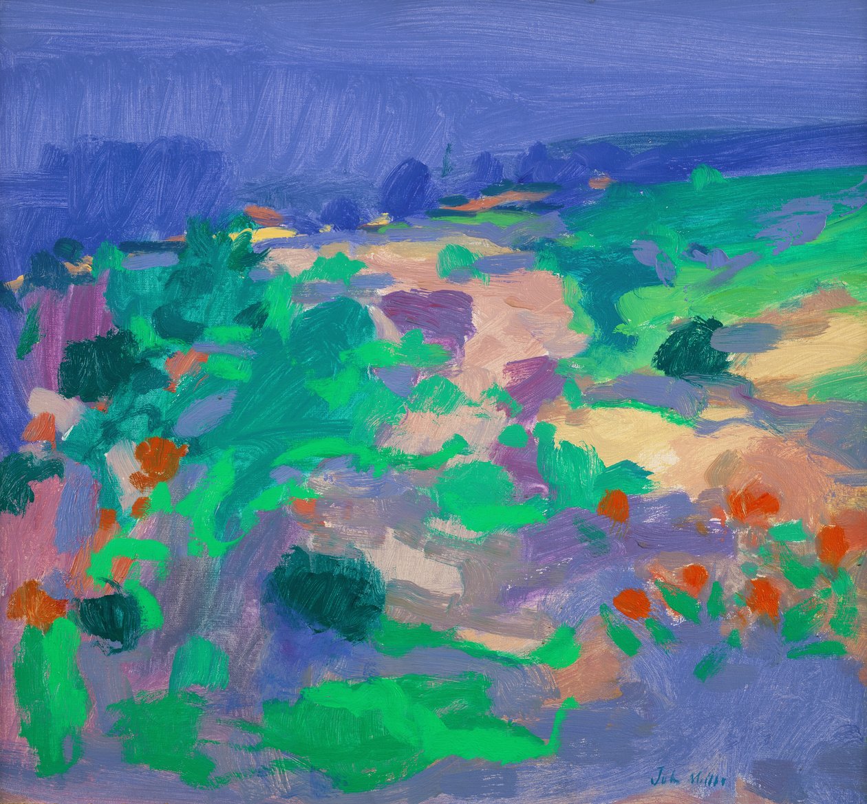 Landschap van de Algarve door John Miller