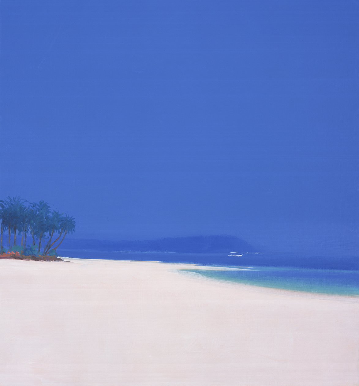 Witte Vissersboot, 2002 door John Miller