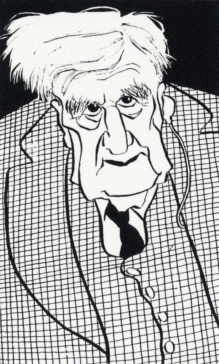 Ralph Vaughan Williams - karikatuur door John Minnion