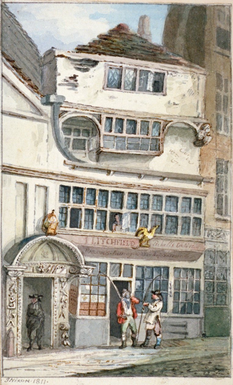 Leadenhall Street, City of London, 1811 door John Nixon