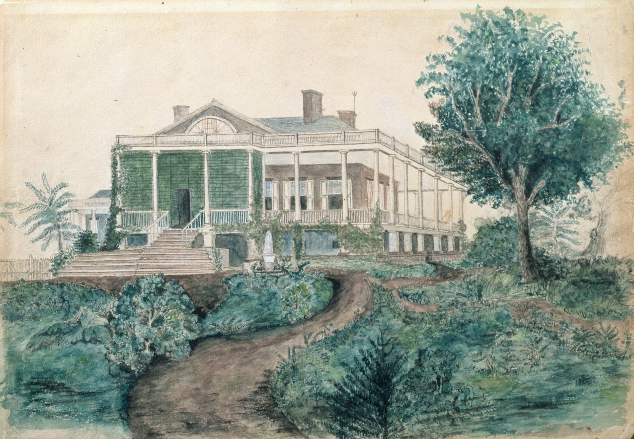 Het Inman Homestead door John OBrian Inman
