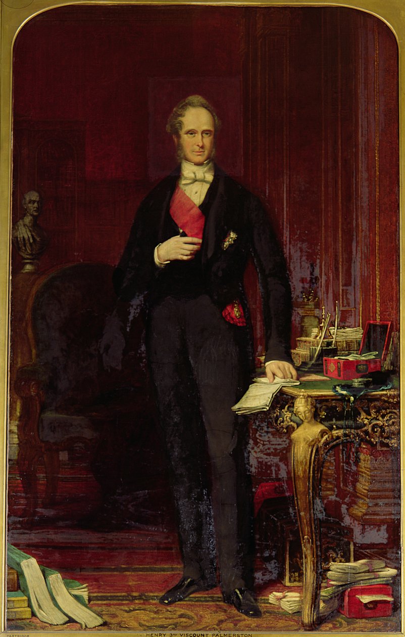 Henry, 3e Burggraaf Palmerston door John Partridge