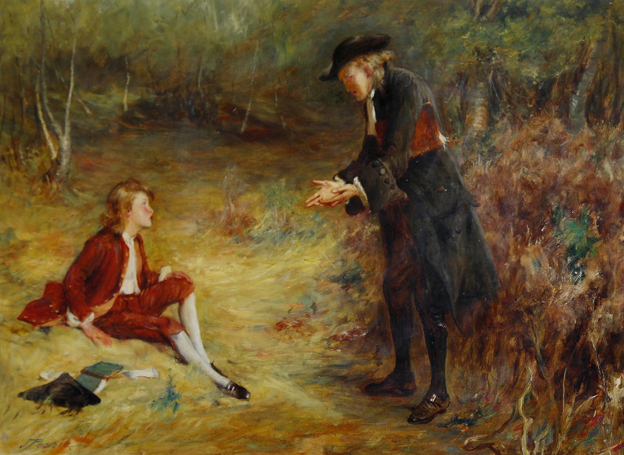 John Pettie - Een preek langs de weg door John Pettie