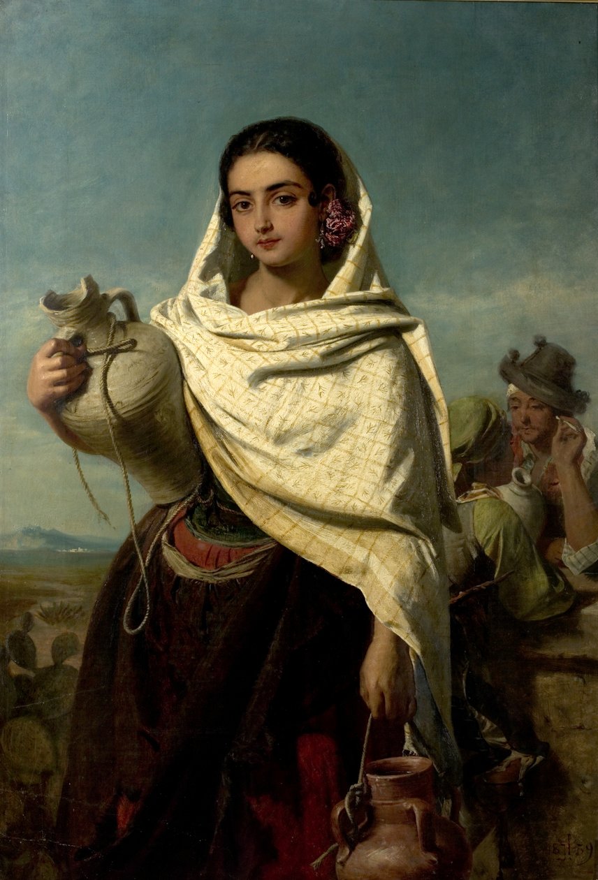 Waterdrager van Sevilla, 1859 door John Phillip