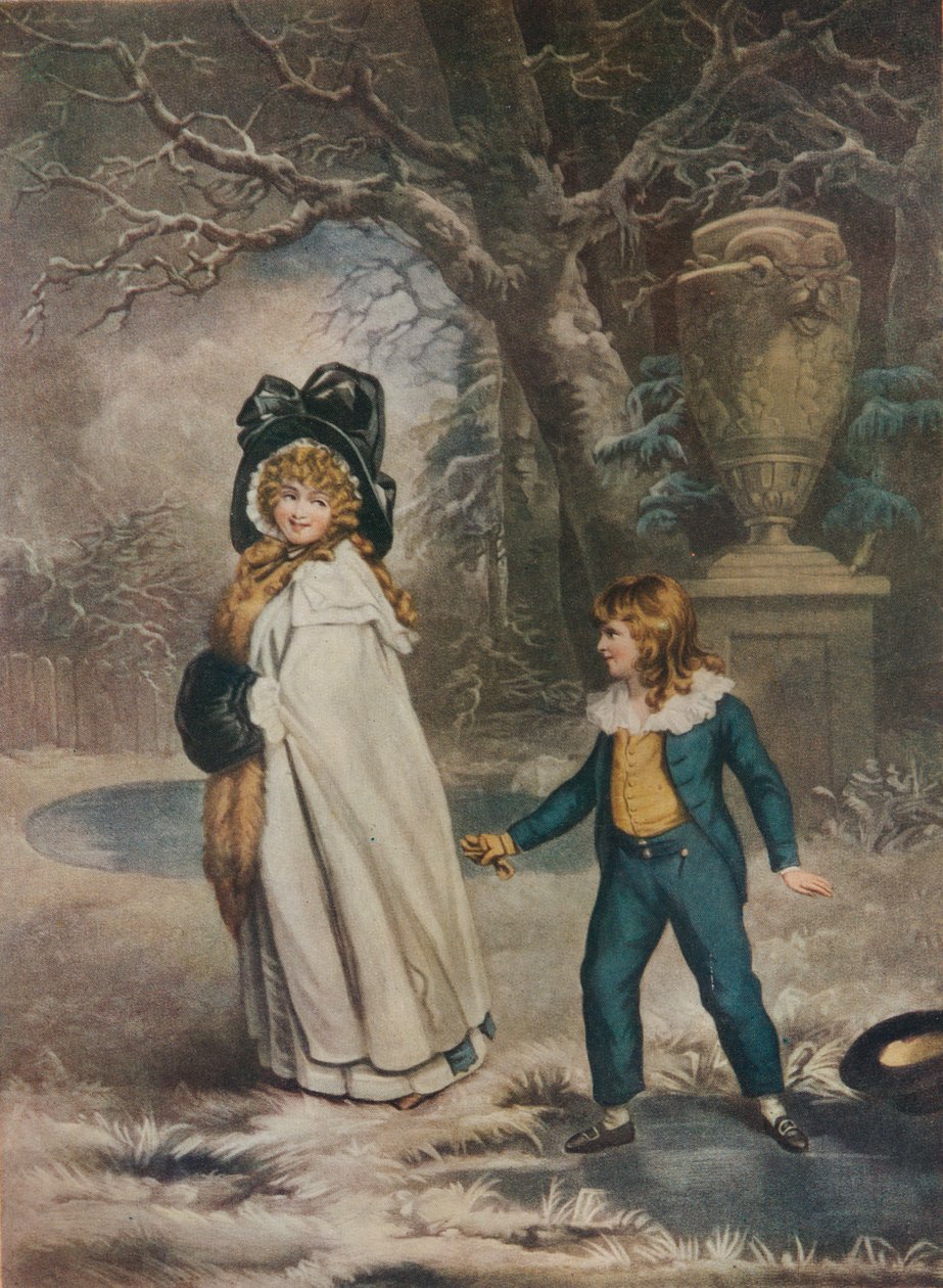 Een kerstvakantie, 1790, 1919 door John Raphael Smith
