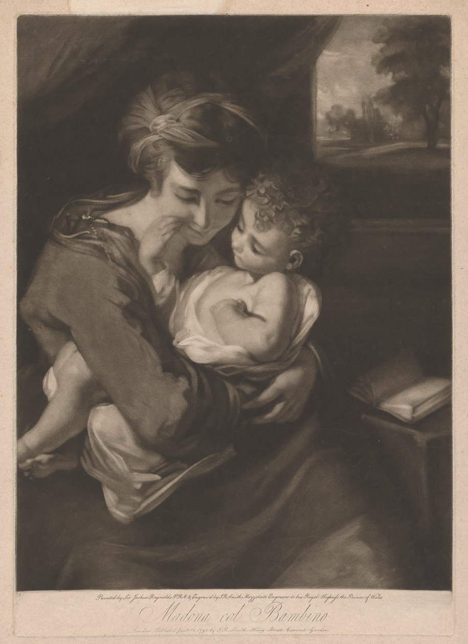 Madonna met Kind door John Raphael Smith