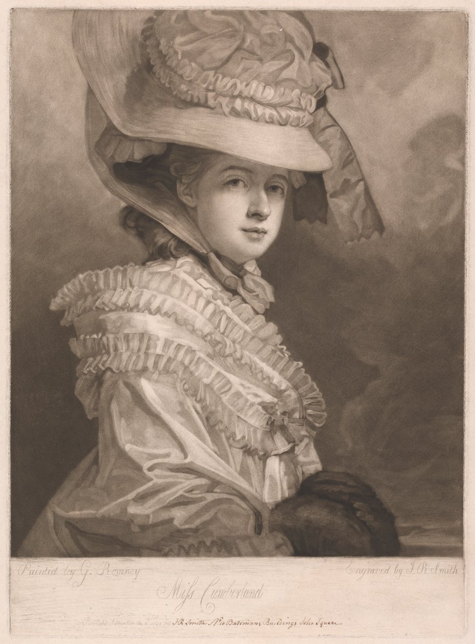 Miss Cumberland door John Raphael Smith