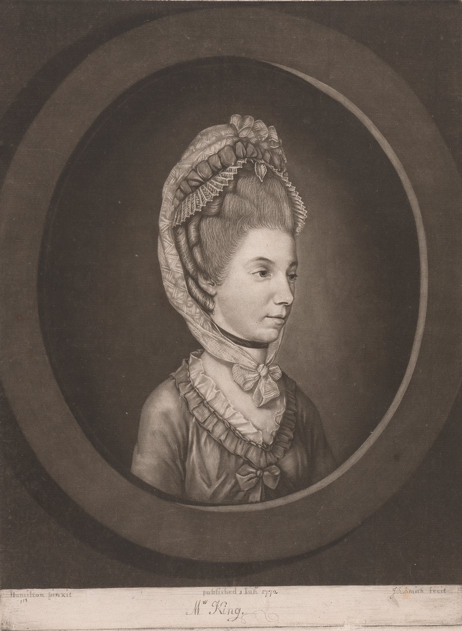 Mevrouw King door John Raphael Smith