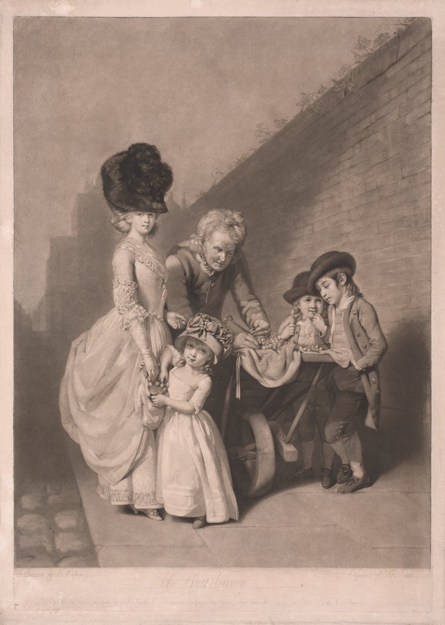 De fruitkar door John Raphael Smith