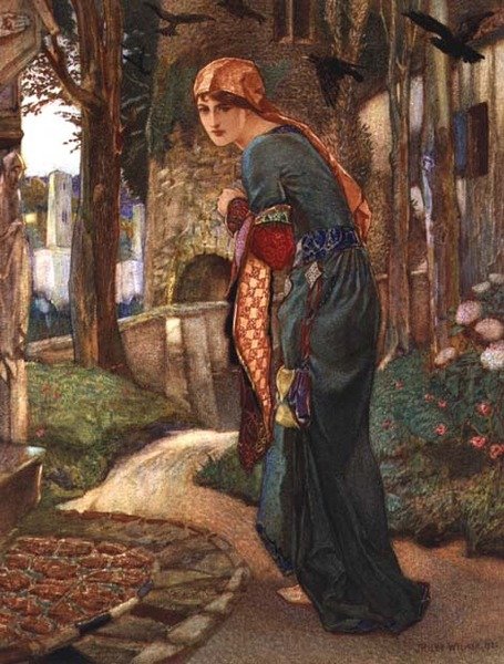 Isabella, uit de Decameron van Boccaccio door John Riley Wilmer