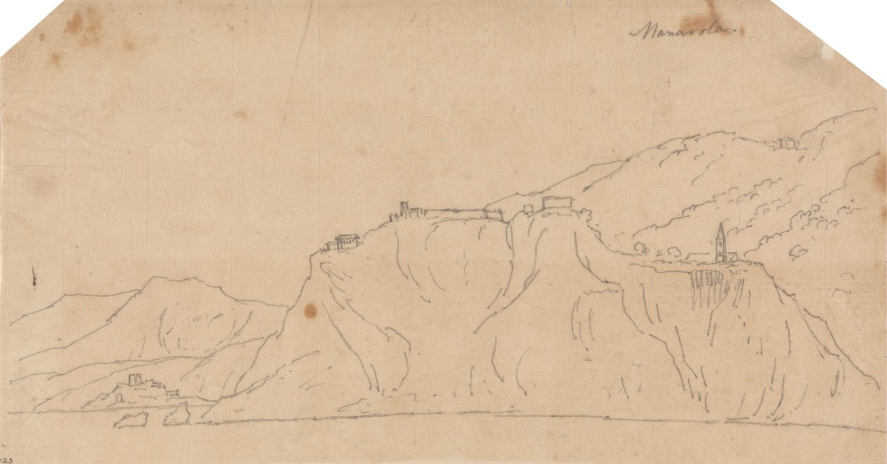 Manarola door John Robert Cozens