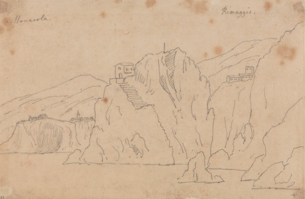 Manarola door John Robert Cozens