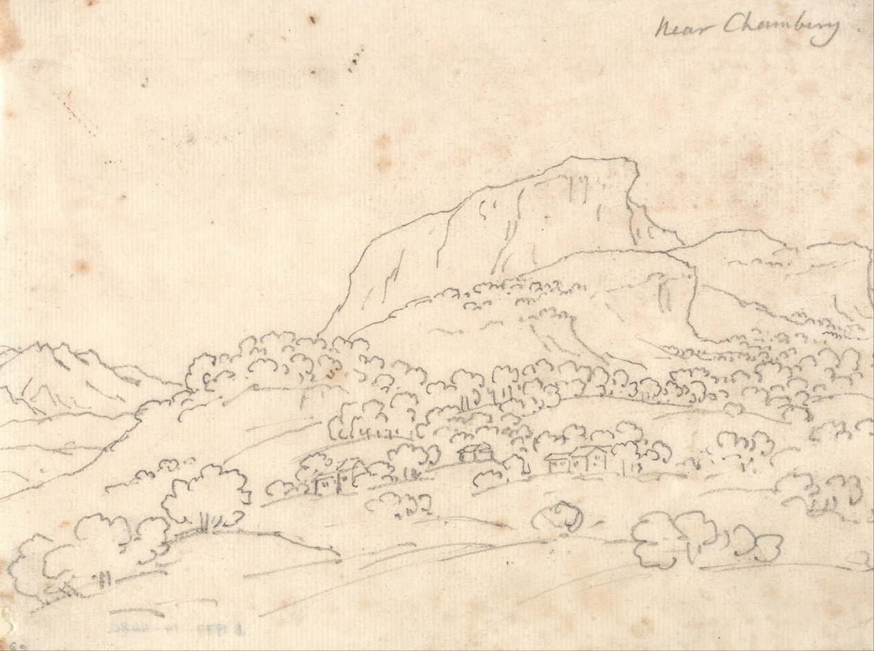 Omgeving Chamberg door John Robert Cozens