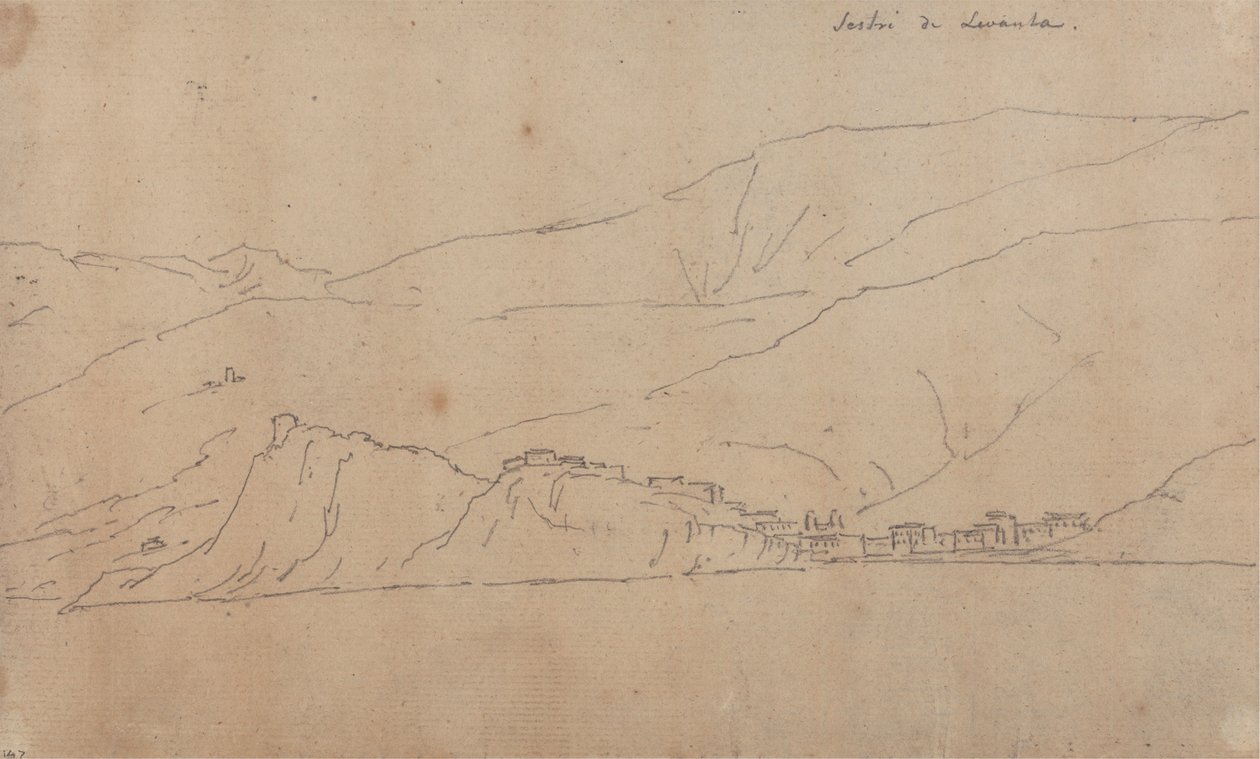Sestri di Levante door John Robert Cozens