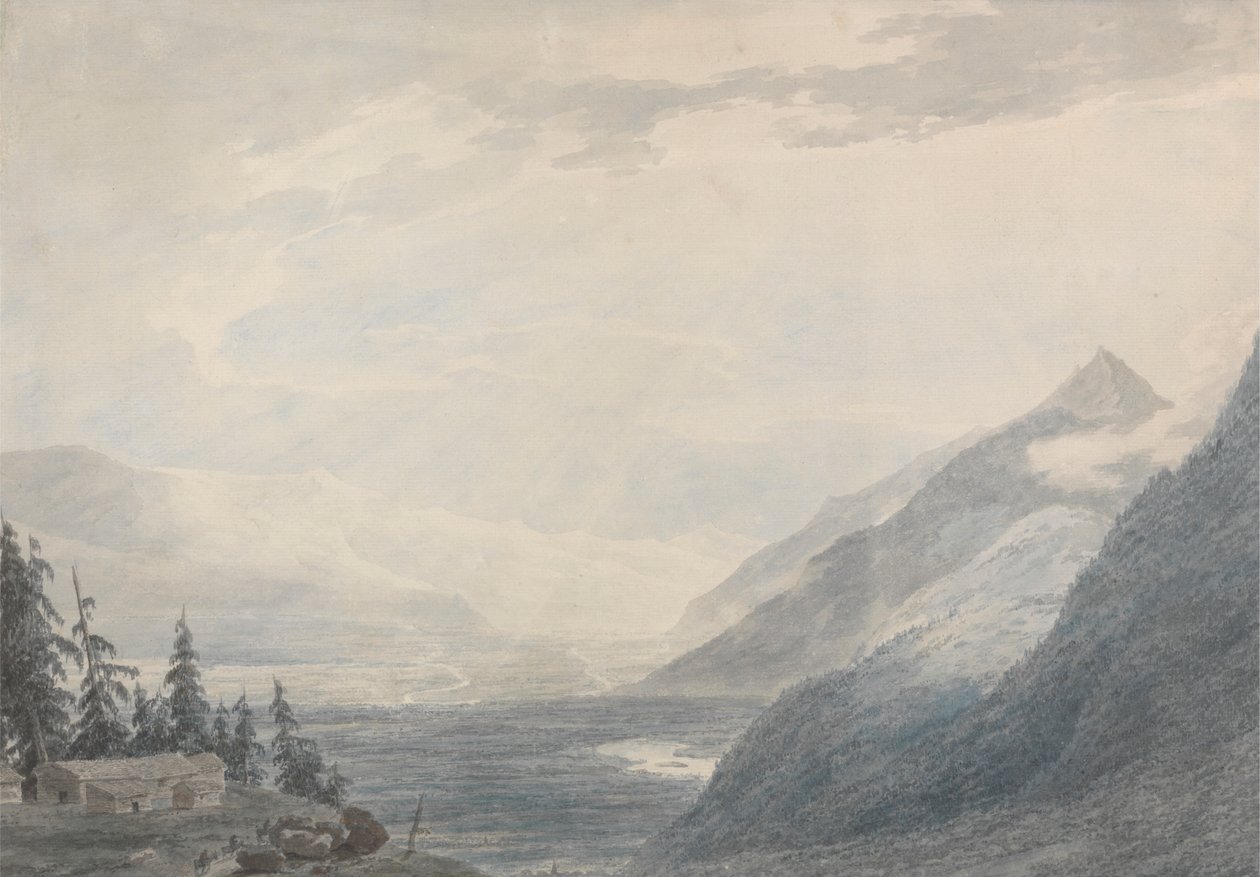 Het Pays de Valais door John Robert Cozens