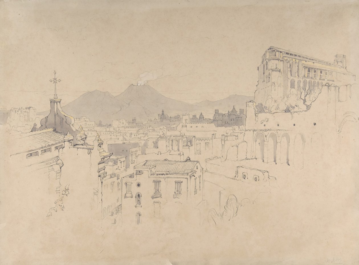 Napels, 1841 door John Ruskin