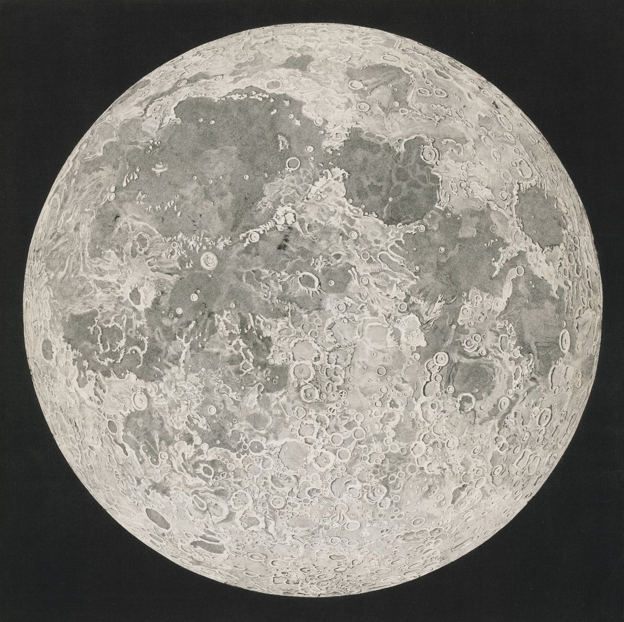 Lunaire Cartografie, 1805-06 door John Russell