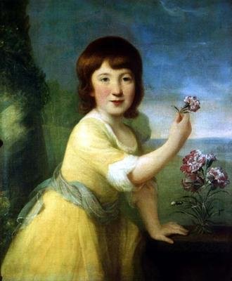 Portret van Miss Augusta Hirst door John Russell