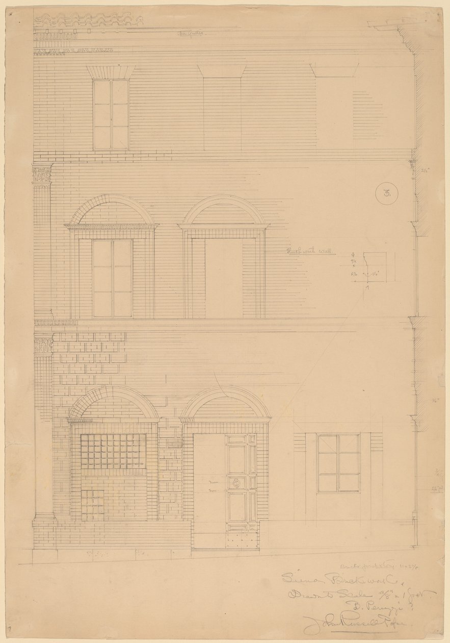 Siena metselwerk door John Russell Pope