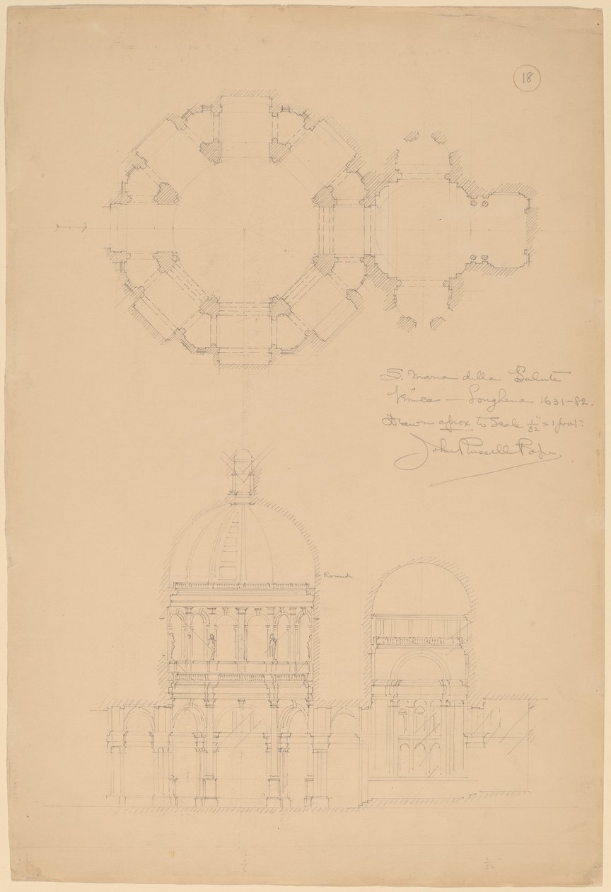 Sta. Maria della Salute, Venetië door John Russell Pope