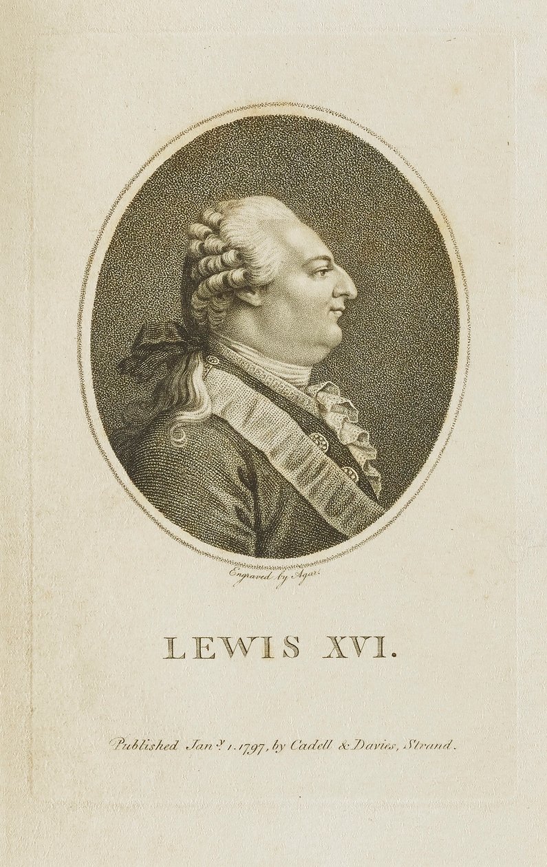 Lewis XVI door John Samuel Agar