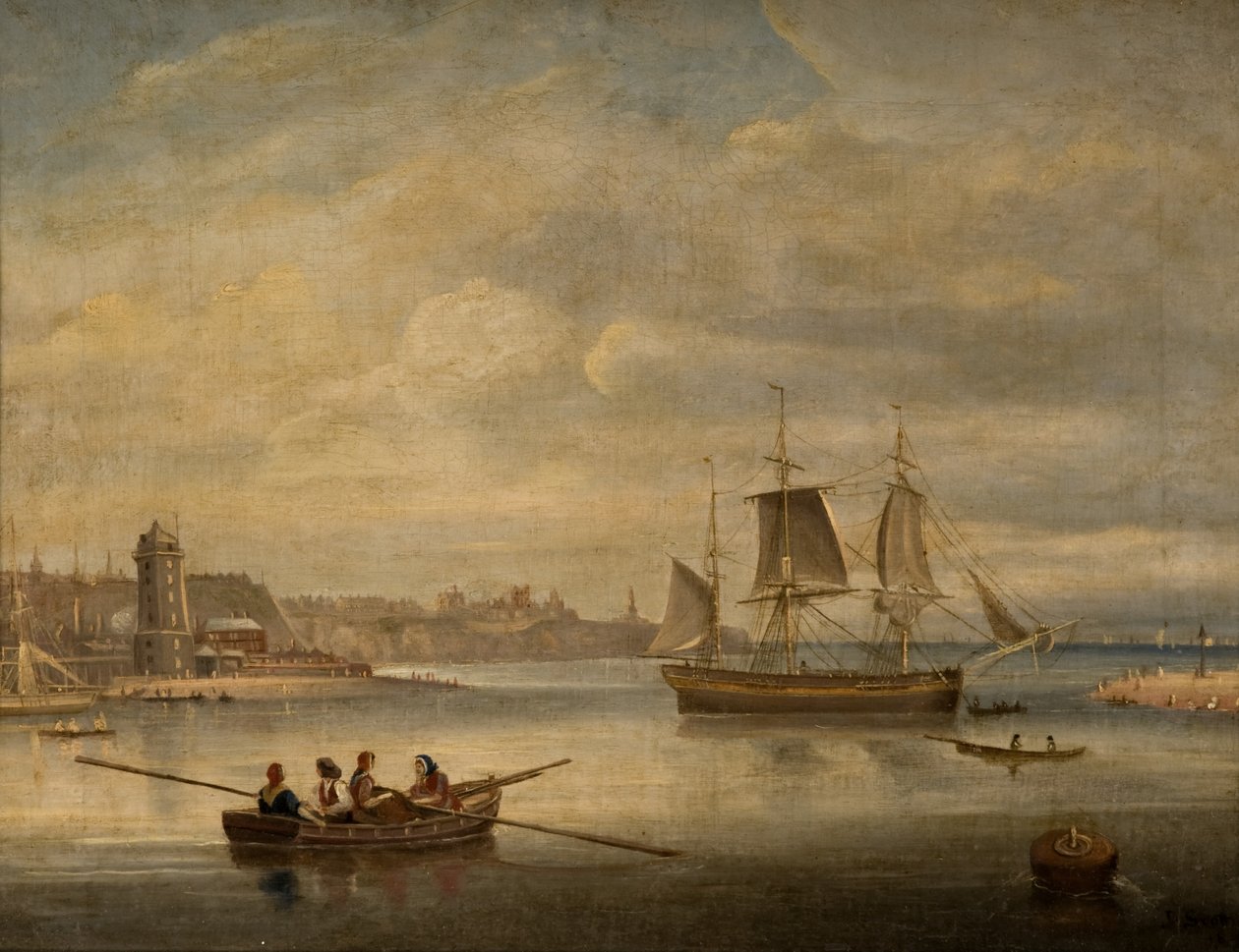 Ingang naar de Tyne door John Scott