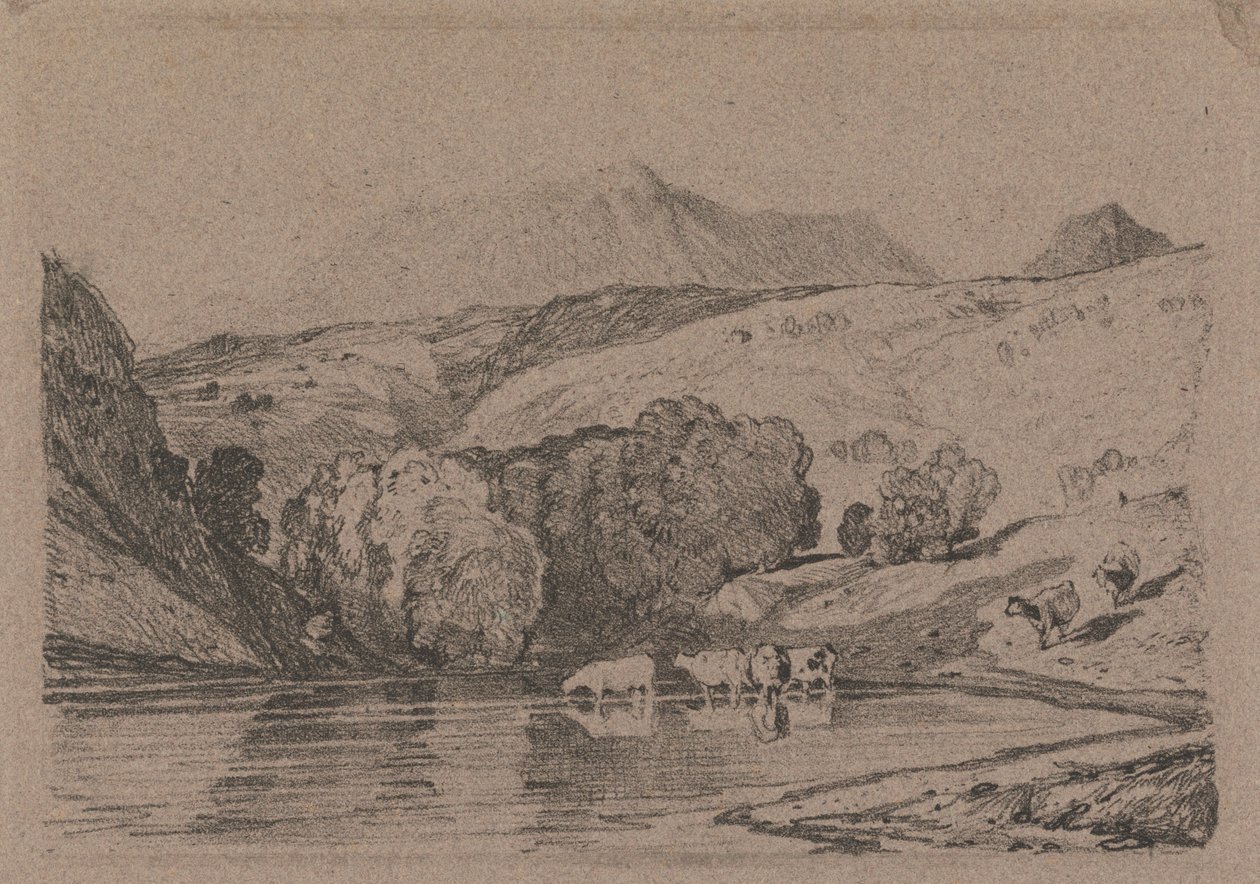 Cader Idris door John Sell Cotman