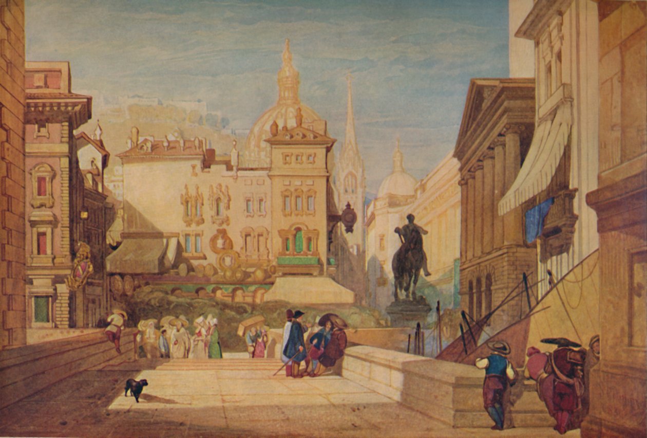 Compositie genaamd Toledo, 1923 door John Sell Cotman