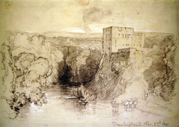 Framlingham: het kasteel en de rivier door John Sell Cotman