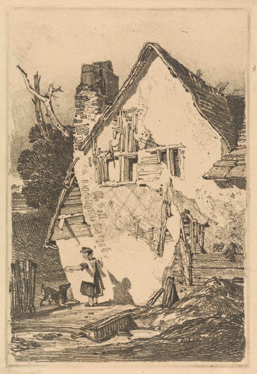 Lakenham, nabij Norwich door John Sell Cotman