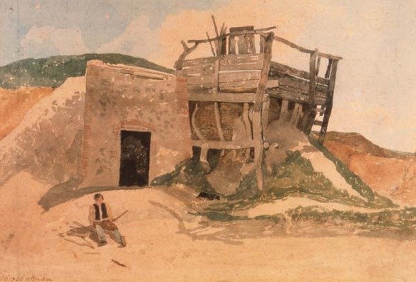 Kalkoven bij Cromer, Norfolk door John Sell Cotman