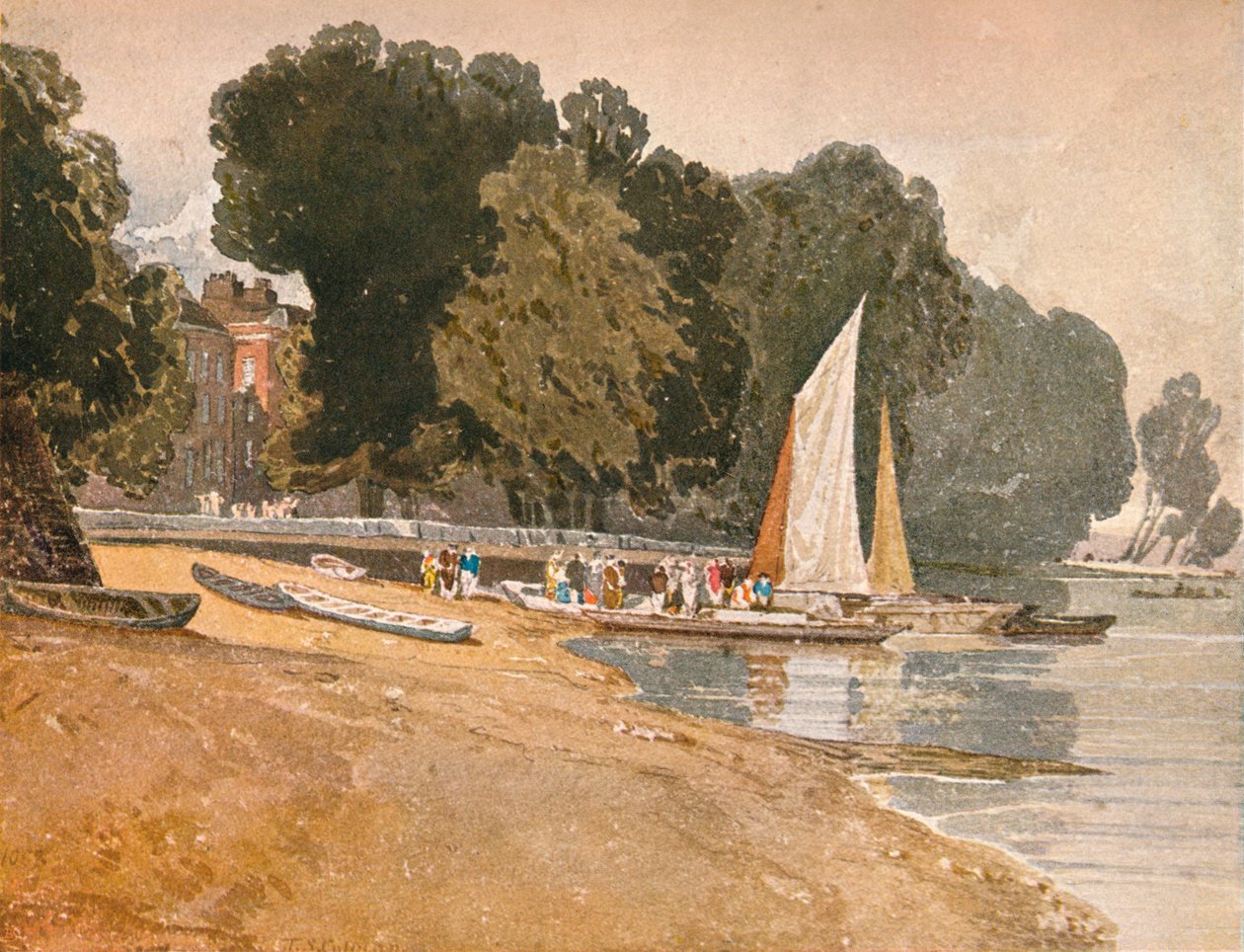 Twickenham, ca. 1808 door John Sell Cotman