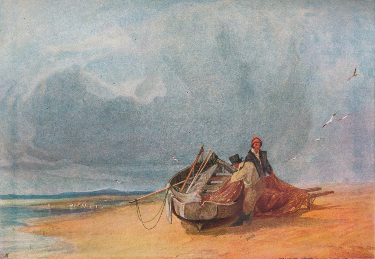 Yarmouth Strand, ca. 1808 door John Sell Cotman