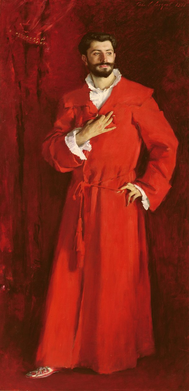 Dr. Pozzi Thuis, 1881 door John Singer Sargent