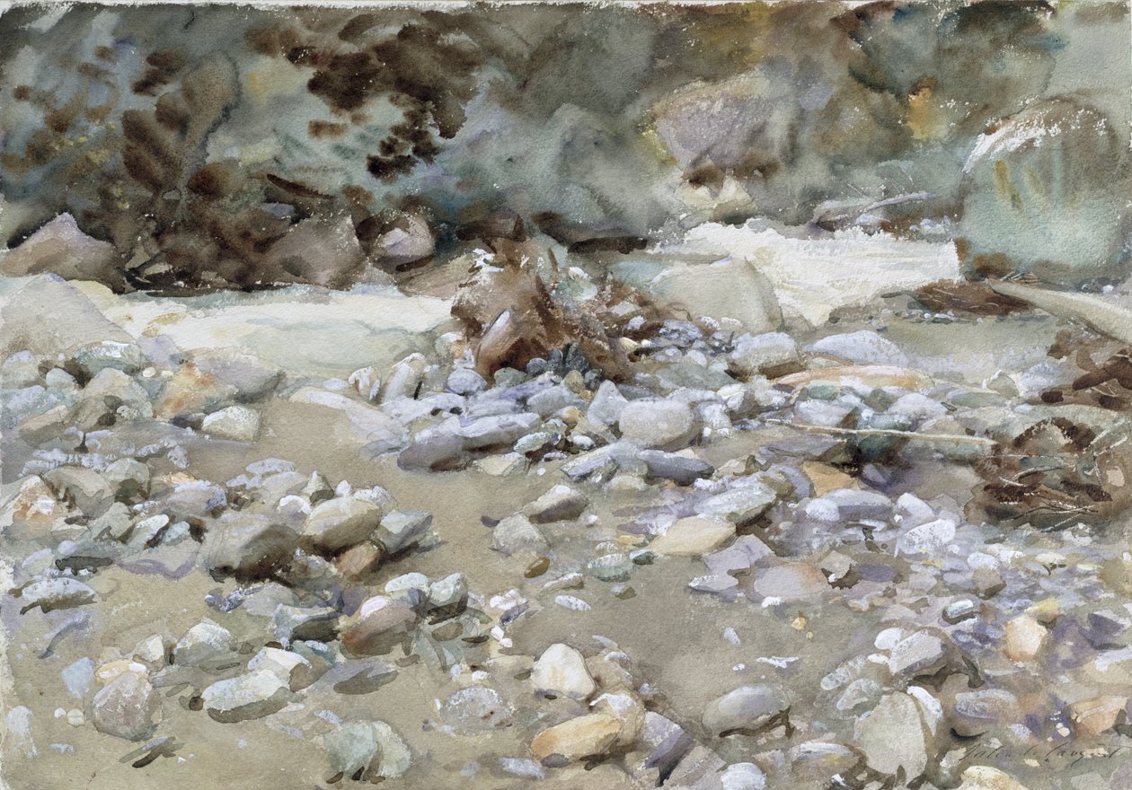 Rivierbedding door John Singer Sargent